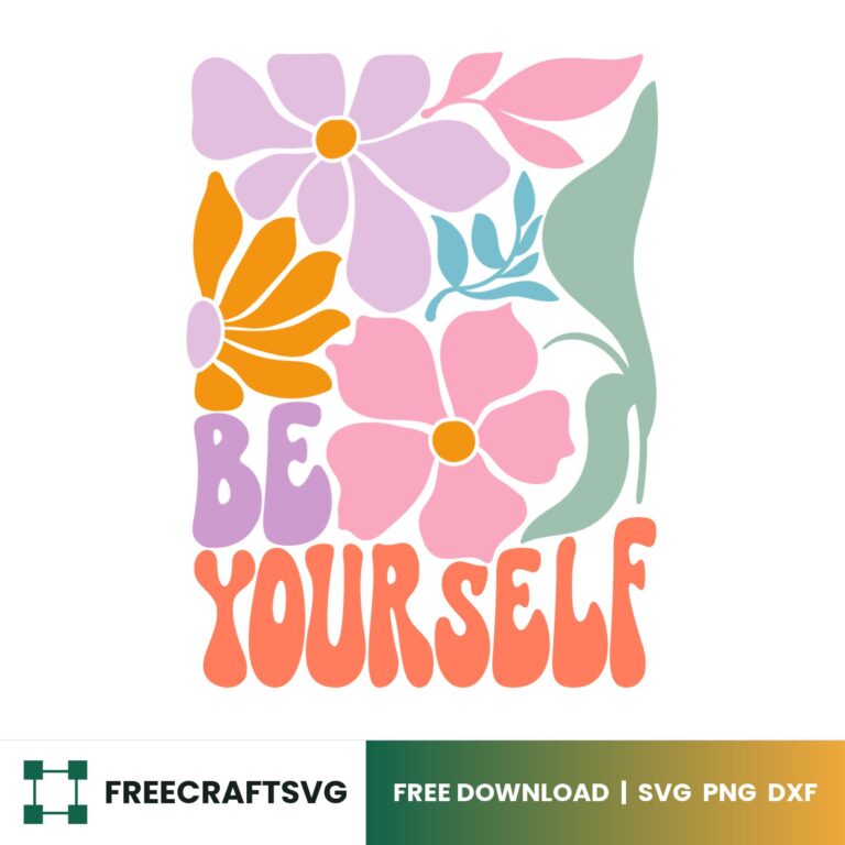 Be Yourself Boho SVG