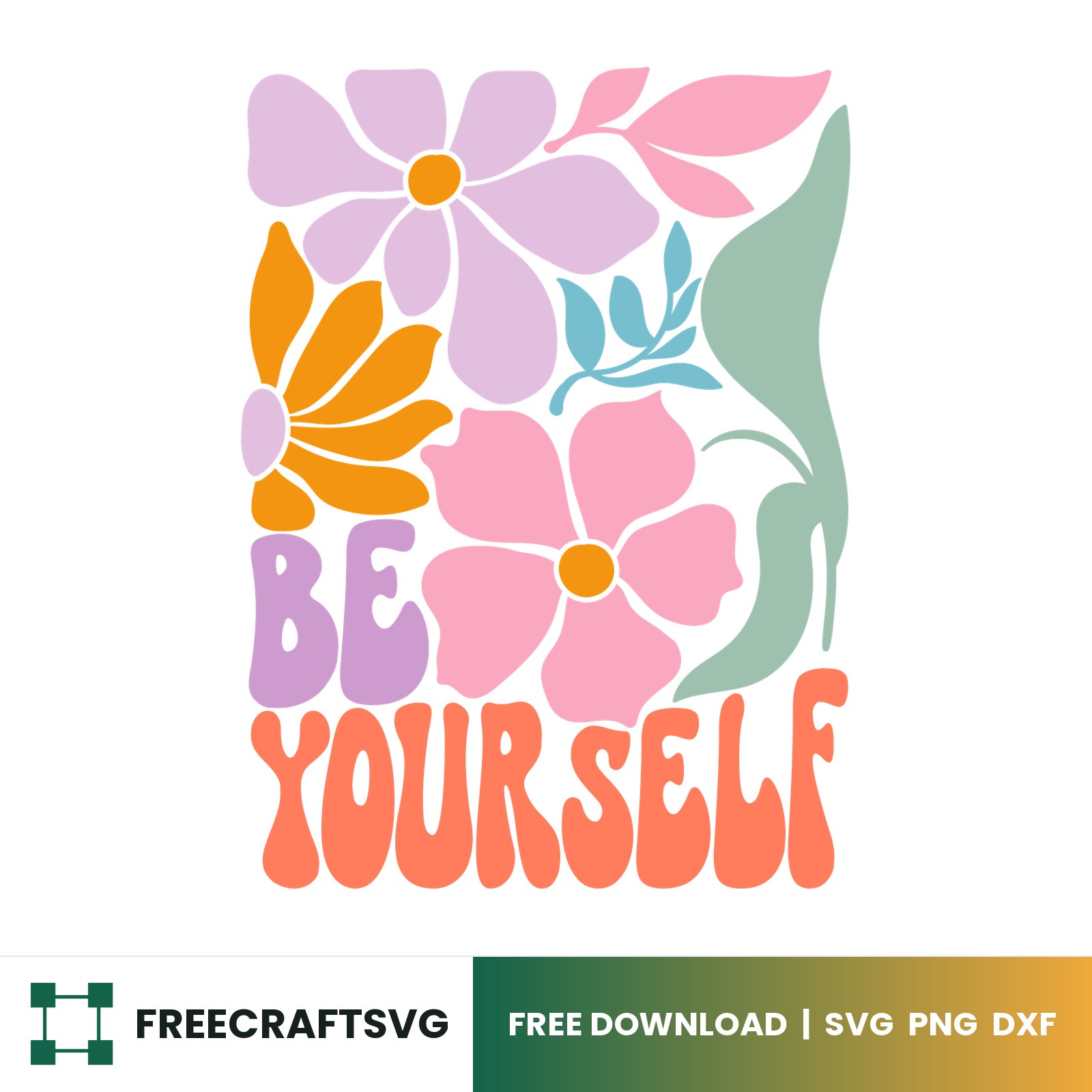 Be Yourself Boho SVG