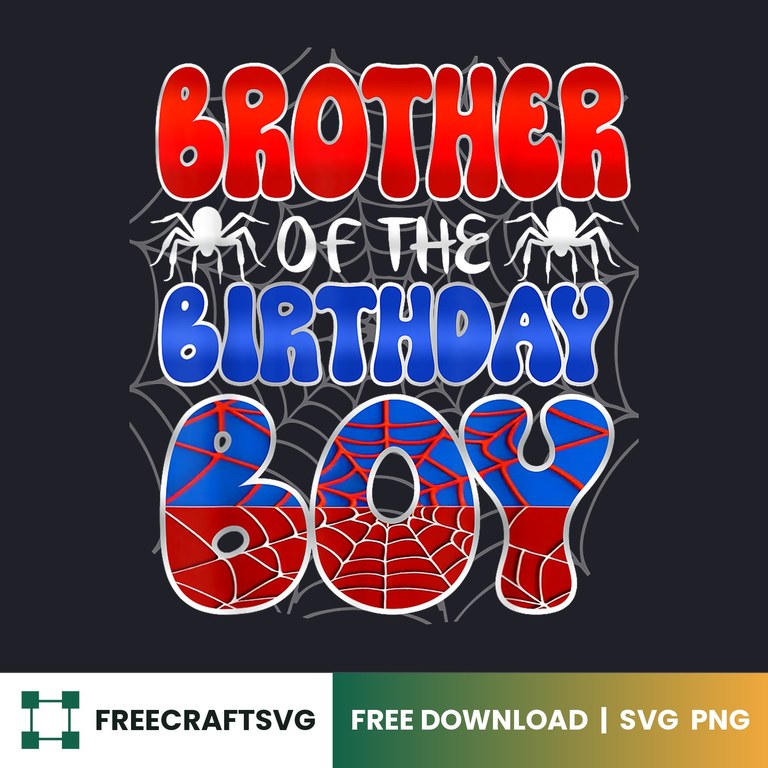 Brother Of The Birthday Boy SVG