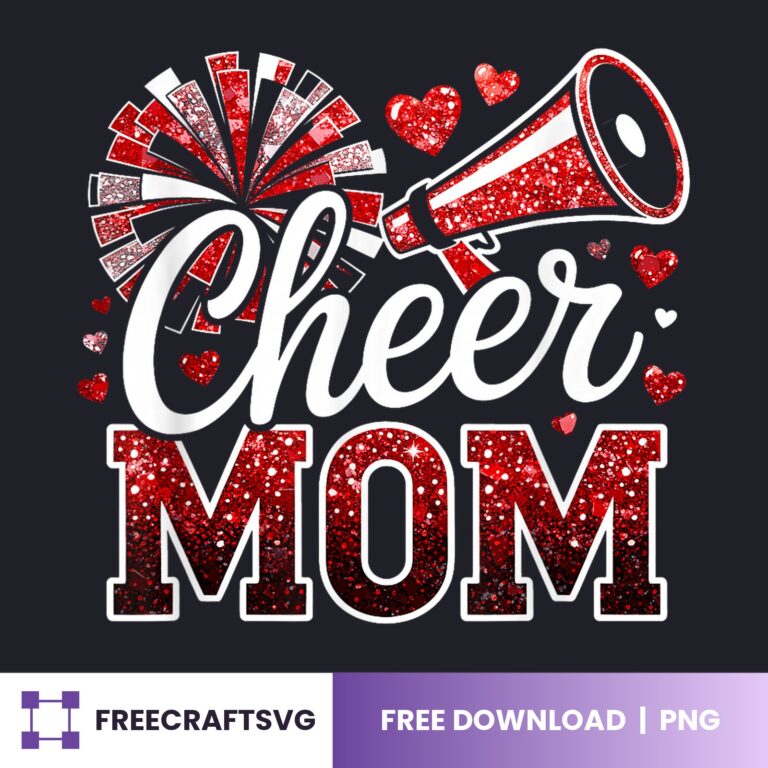 Cheer Mom – Free PNG for Cricut, Silhouette & Sublimation