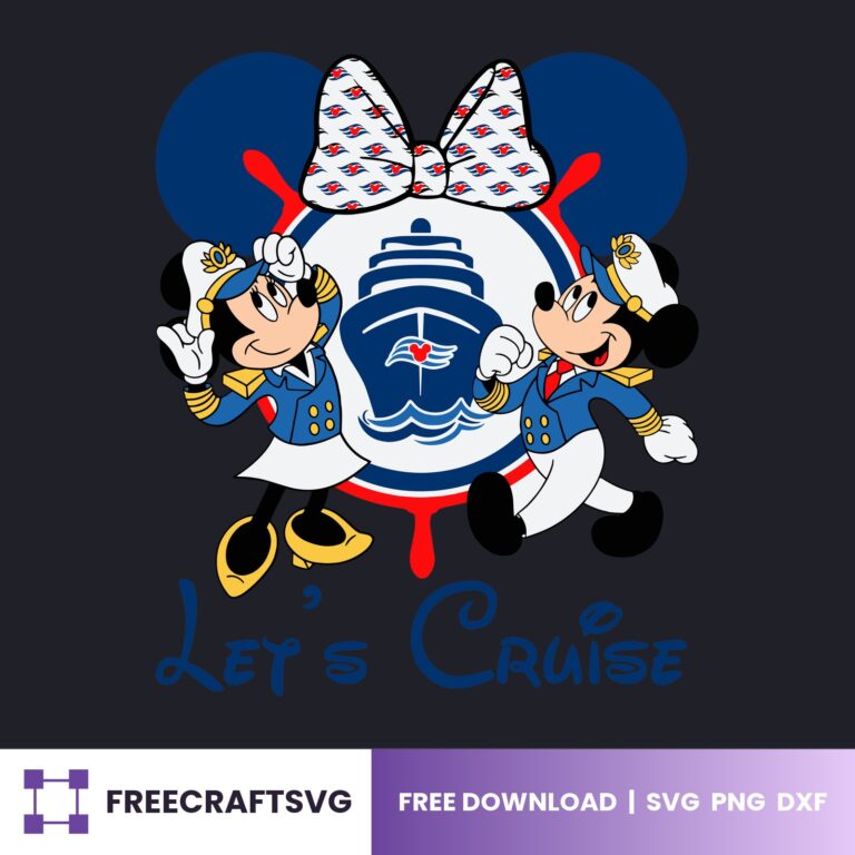 Disney Cruise Bundle, Captain Mickey Minnie SVG