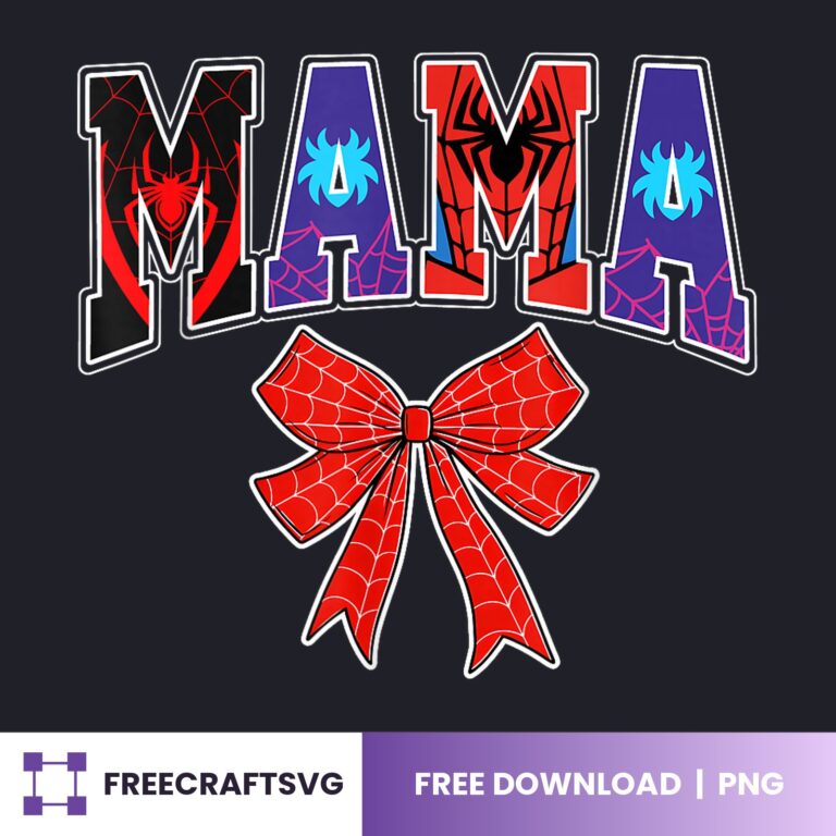 Mama Coquette Bow PNG free download for Cricut and Silhouette