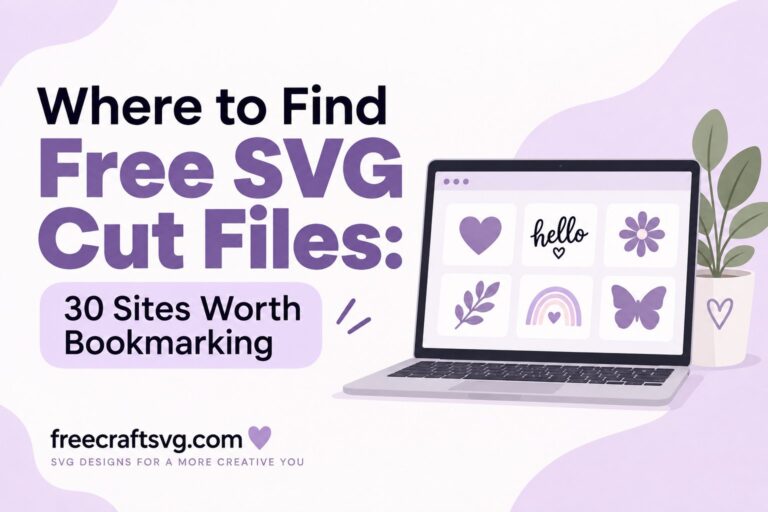 Where to Find Free SVG Cut Files: 30 Sites Worth Bookmarking